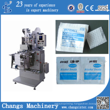 Zjb Series Medical Alcohol Antisepticl Prep Pad Swabs Packing Machine at Home